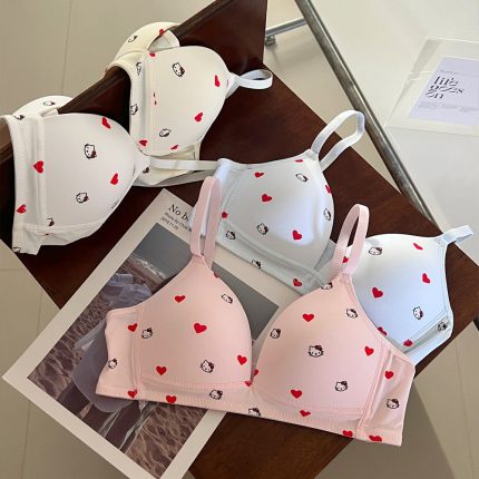 Print love bra